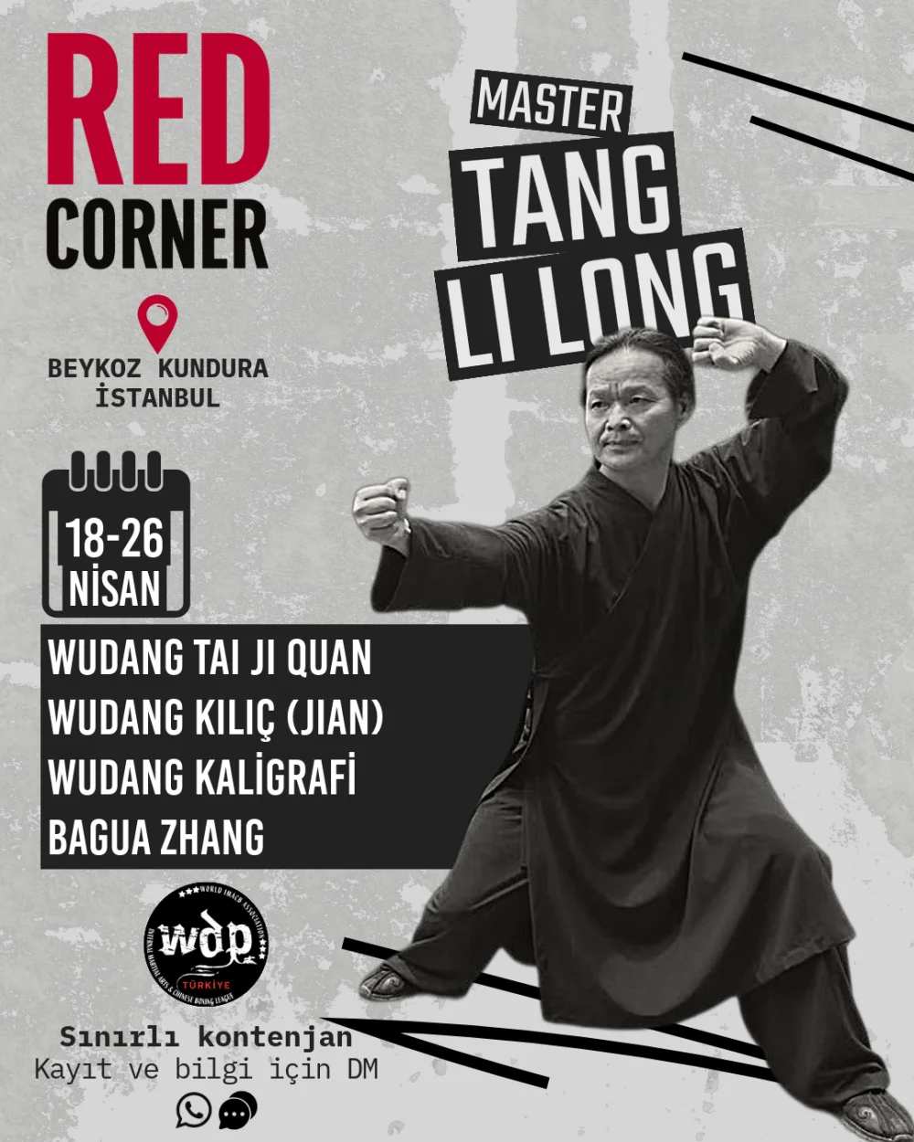 Master Tang Li Long Wudang Semineri
